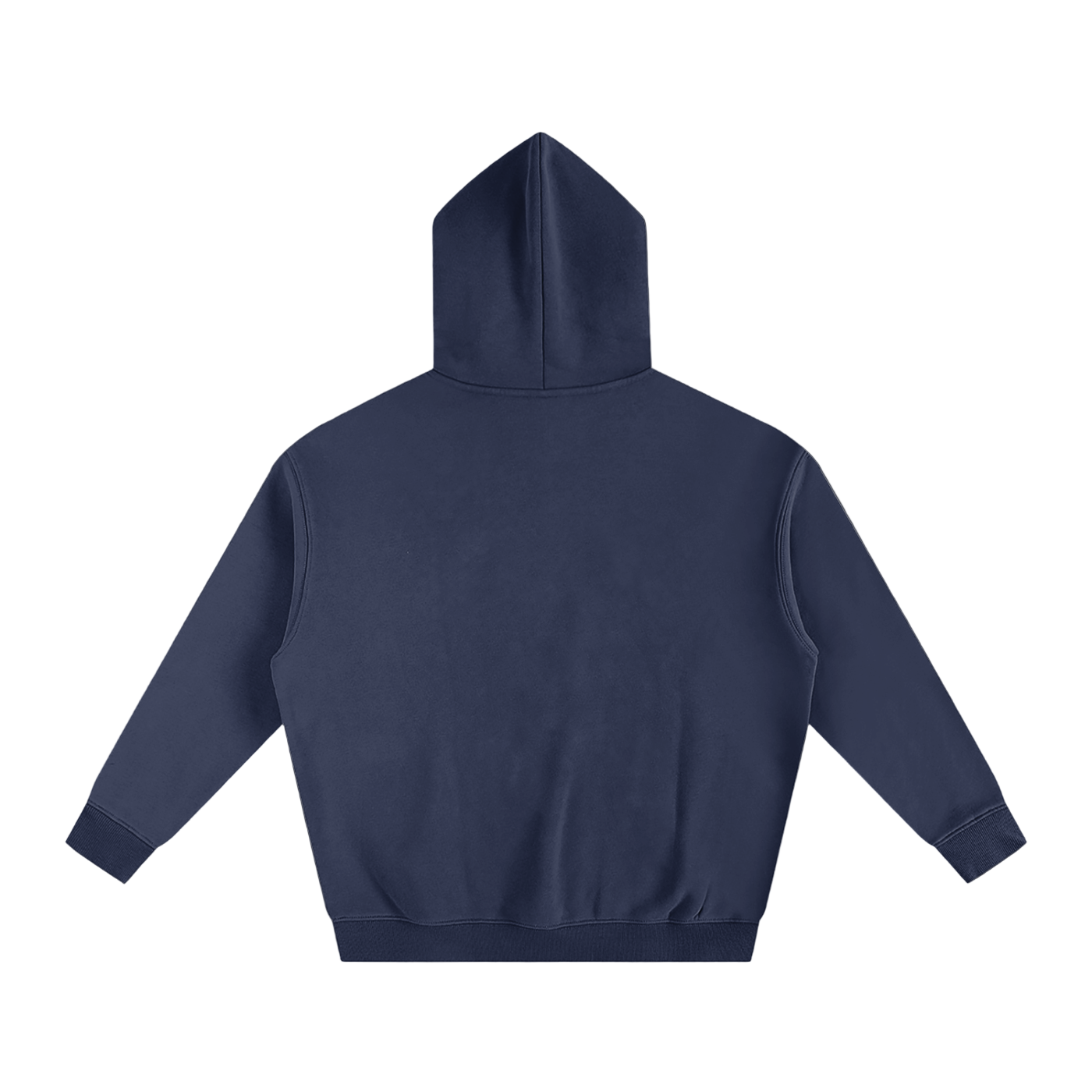 Purple Display Logo Fleeced Hoodie