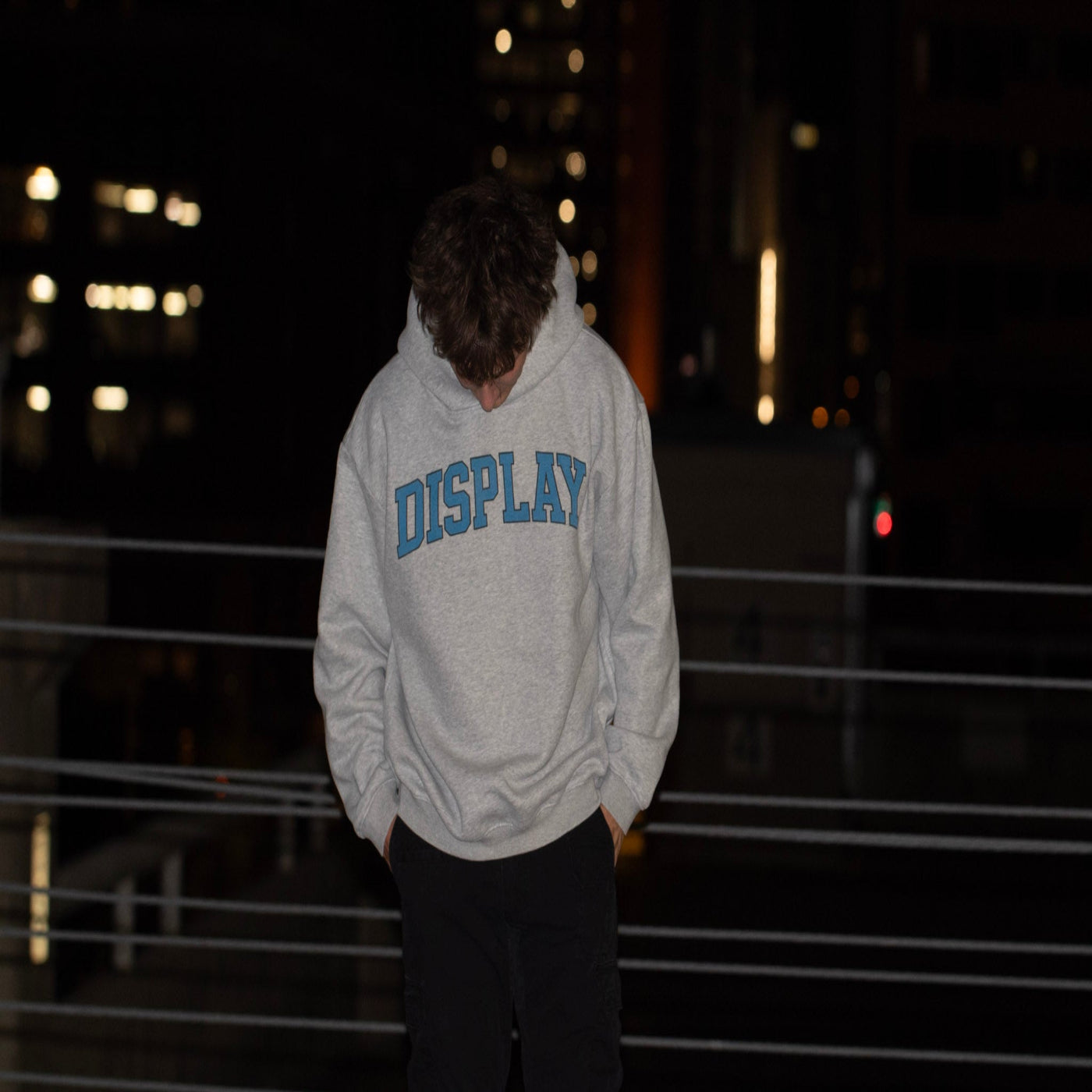 Blue Display Logo Hoodie