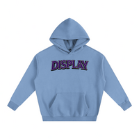 Purple Display Logo Fleeced Hoodie