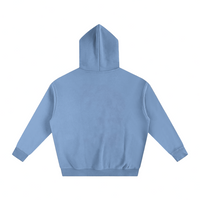 Purple Display Logo Fleeced Hoodie